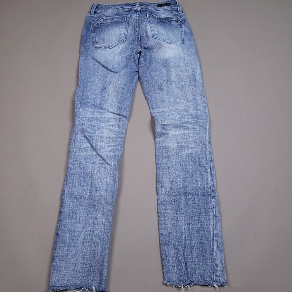 Buckle Black No.53 Straight Leg Starched Medium Wash Jeans Preppy 26x31 - Picture 3 of 8